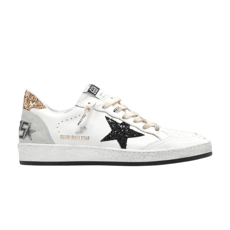 Golden Goose Wmns Ballstar 'Black Gold Ice'
