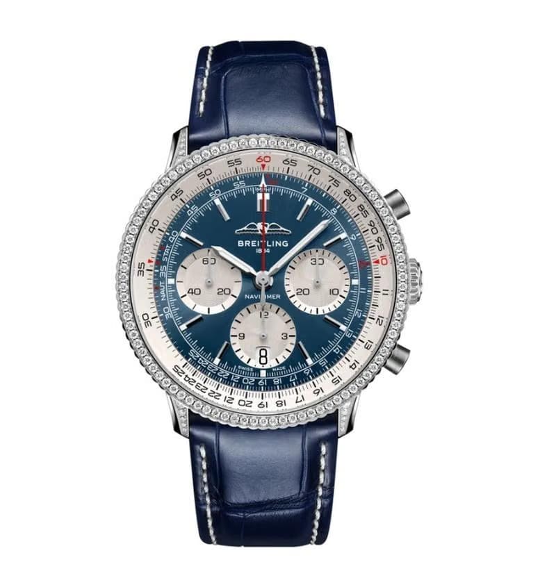 Breitling Navitimer 1 B01 Chronograph41mm Diamond Bezel BRAND NEW UNWORN 2026