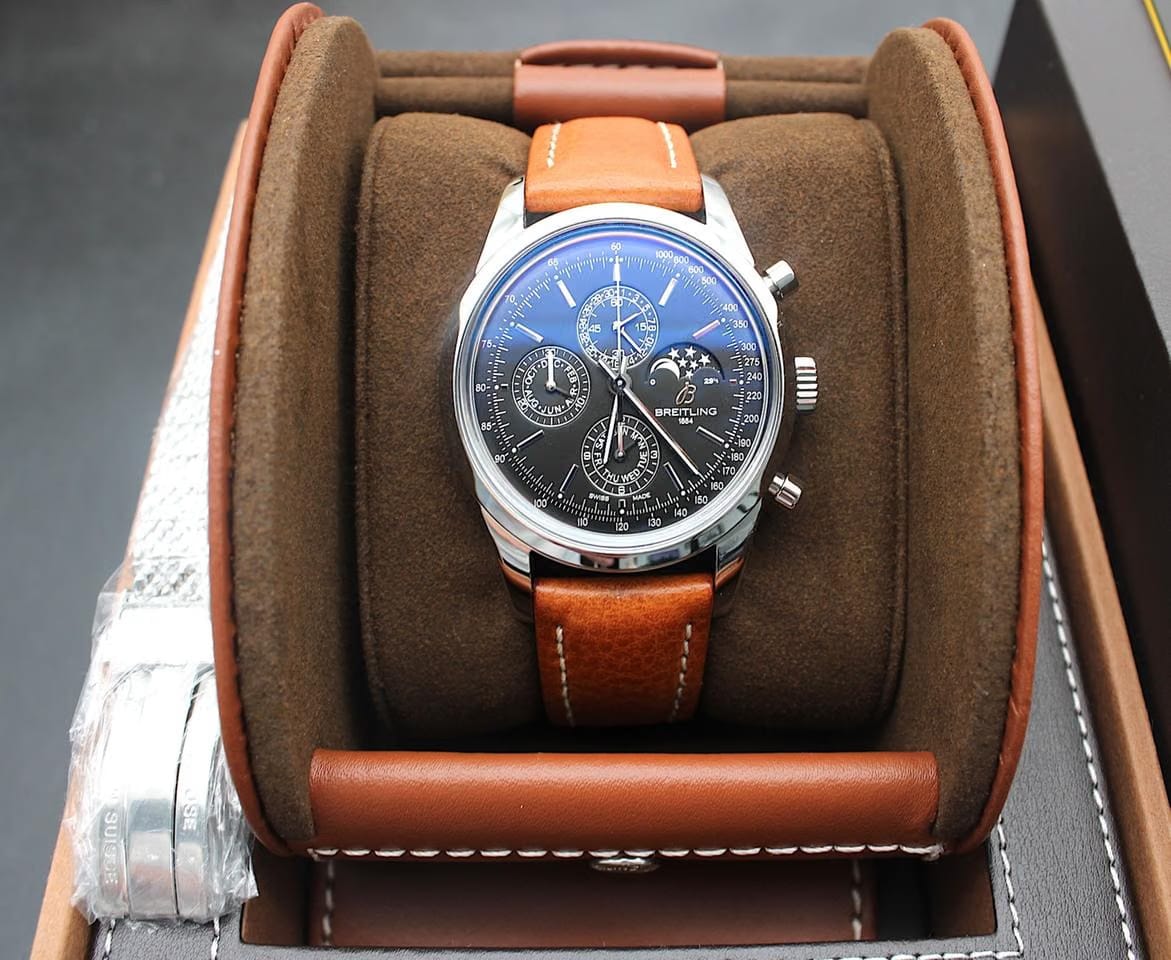 Breitling Transocean Chronograph 146102/2016 - Deutsch - Neu und Ungetragen - Full Set