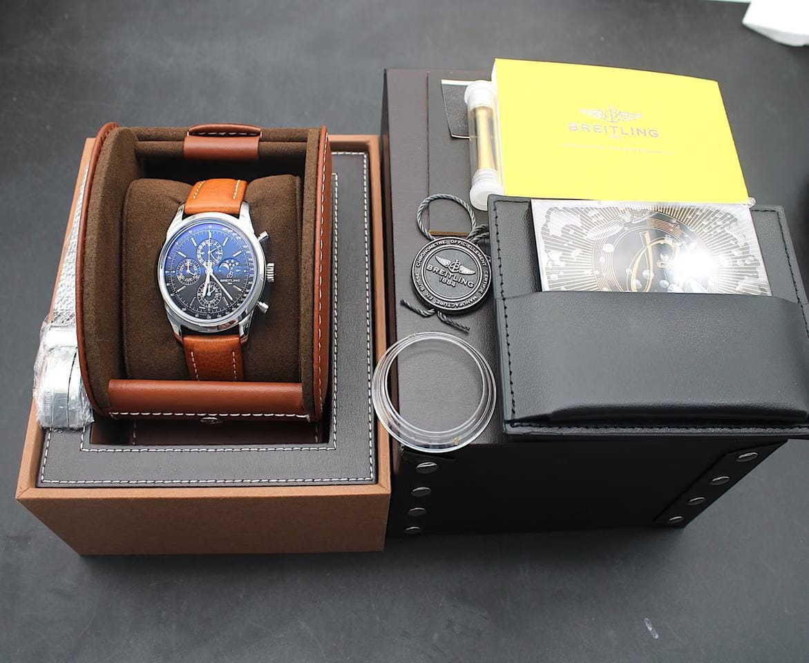 Breitling Transocean Chronograph 146102/2016 - Deutsch - Neu und Ungetragen - Full Set