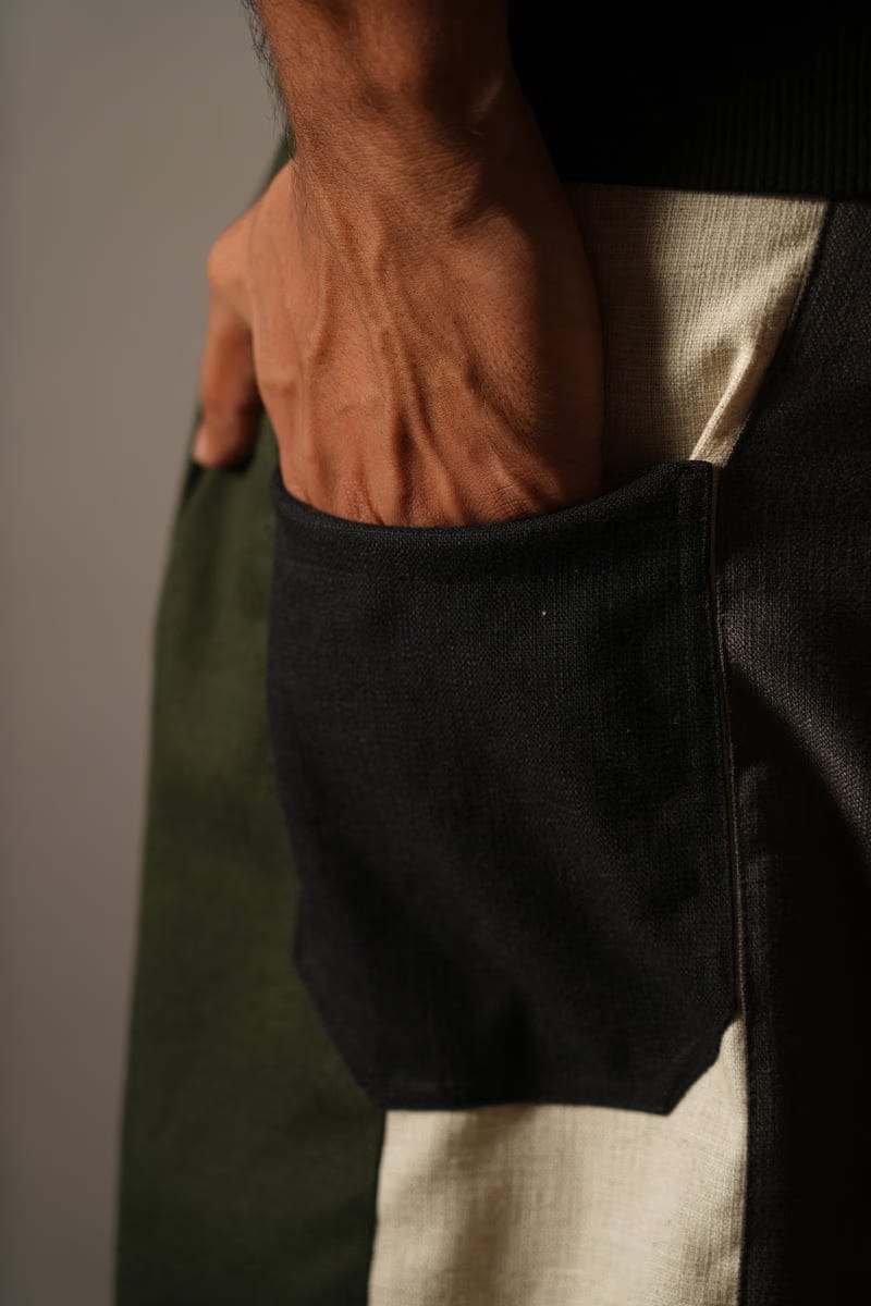 Chaar Palla Linen Pants