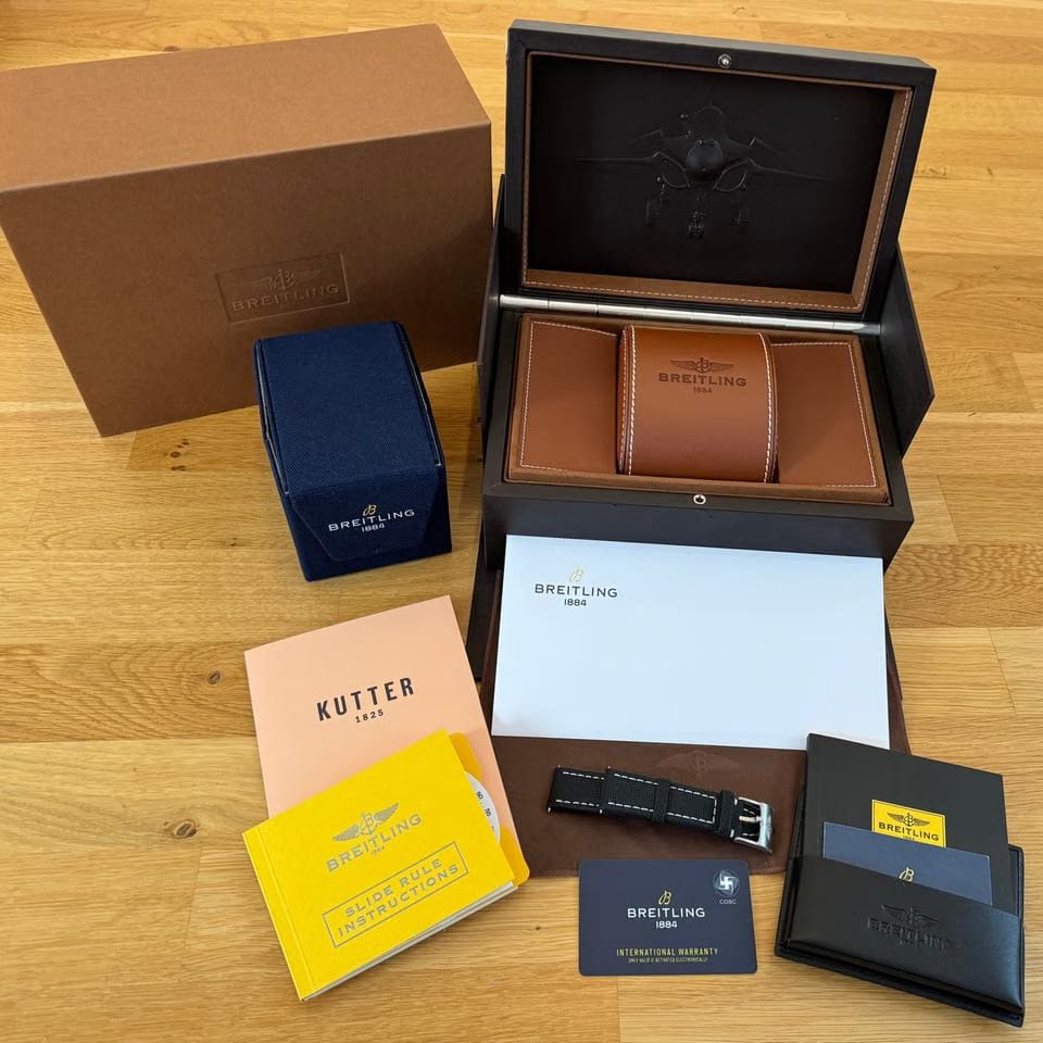 Breitling Navitimer 01 Full Set Wing-Logo