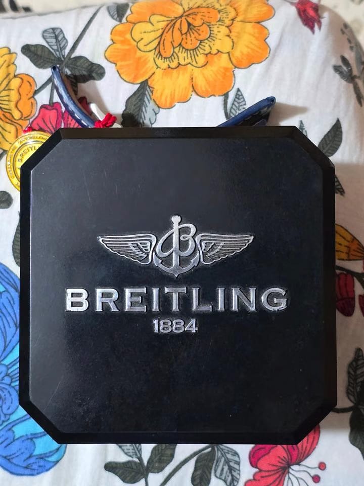Breitling Chrono Cockpitacciaio con diamanti Ghiera con diamanti