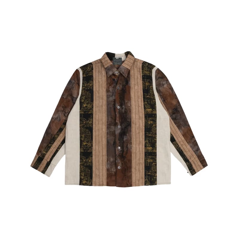 Brown Chaar Palla Shirt