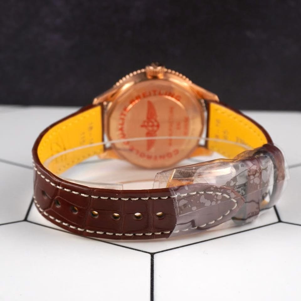 Breitling Navitimer36mm Navitimer Rose Gold Mother of Pearl Dial Watch R17327211 A1 P1