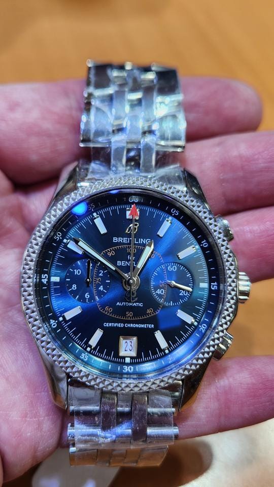 Breitling Bentley Mark VIMens Watch Blue Dial Brand new unworn