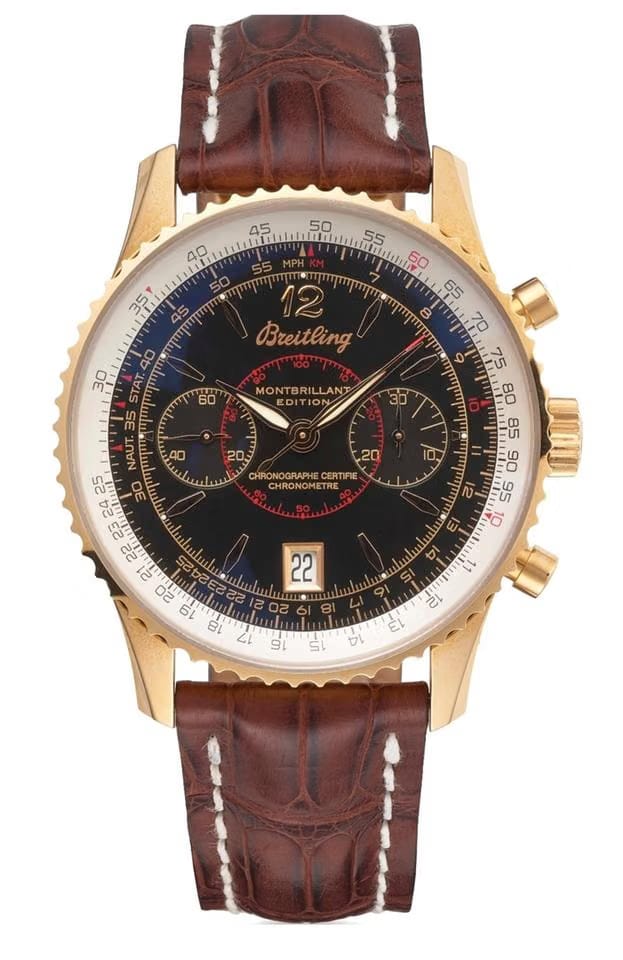 Breitling Montbrillant Chronograph Rose Gold Limited Edition