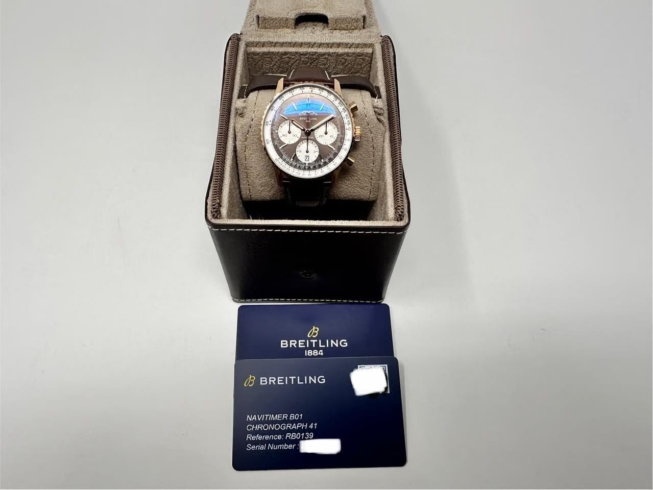 Breitling Navitimer 1 B01 Chronograph Roségold Chronograph 41 Ungetragen 2025 RB0139
