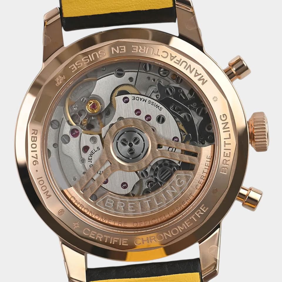 Breitling Top Time B01 Chronograph Red gold / Brown&Black / 41 mm / Box&Papers RB01761 A1 Q1 X1