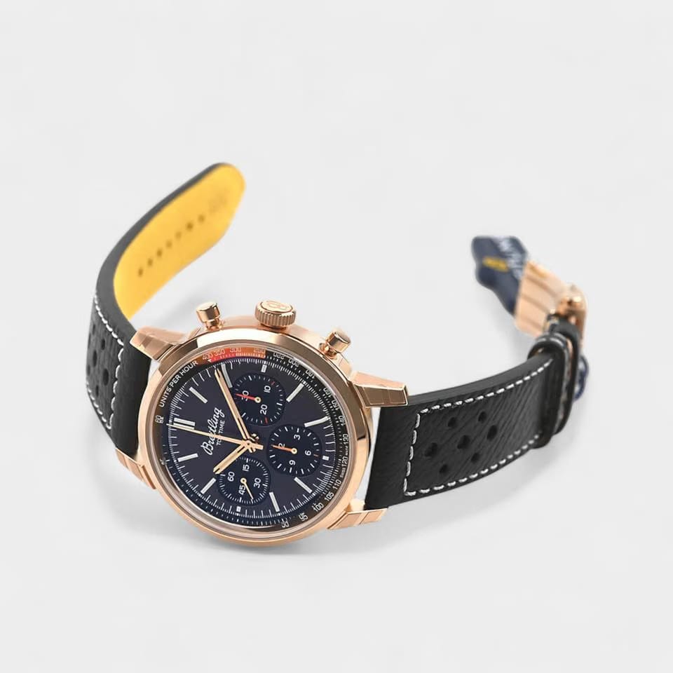 Breitling Top Time B01 Chronograph Red gold / Brown&Black / 41 mm / Box&Papers RB01761 A1 Q1 X1