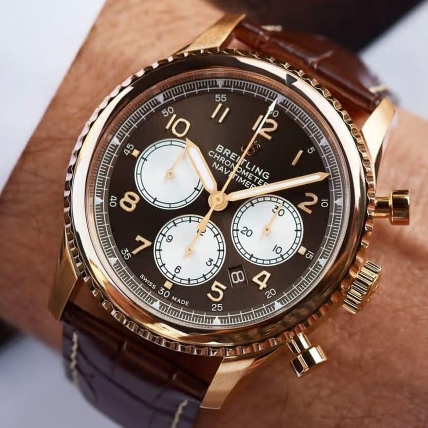Breitling Navitimer 8 B01 Chronograph Rose Gold Full Set New