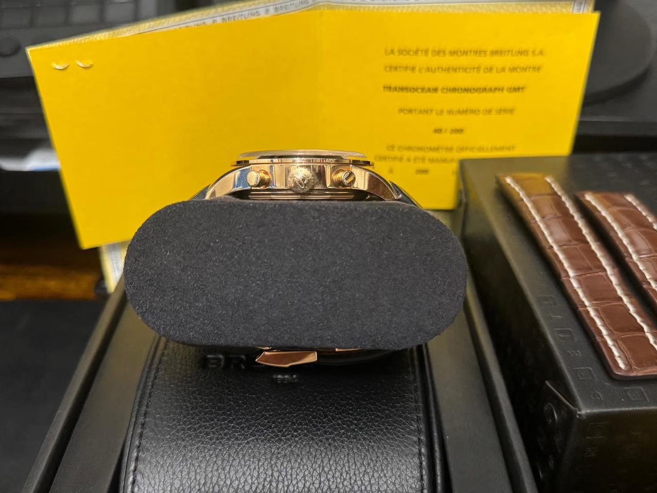 Breitling Transocean Chronograph GMTTransoceanic GMT (limited edition 40/200) Brand New-Never Worn-Box and Papers