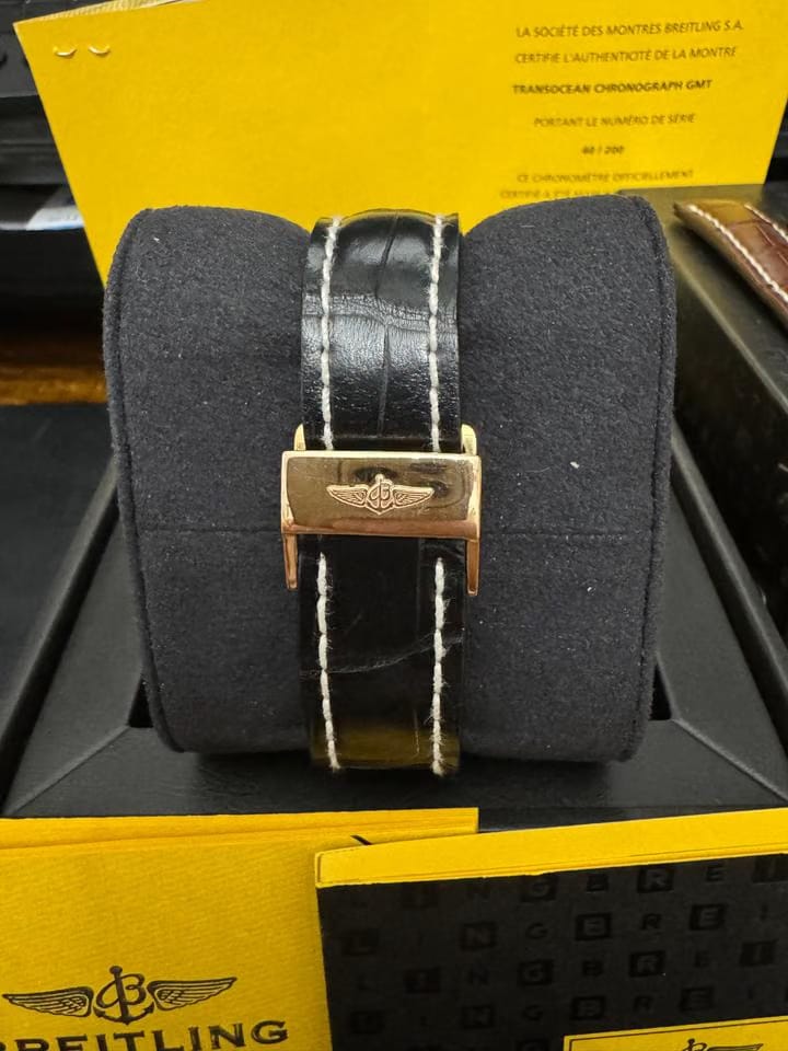 Breitling Transocean Chronograph GMTTransoceanic GMT (limited edition 40/200) Brand New-Never Worn-Box and Papers