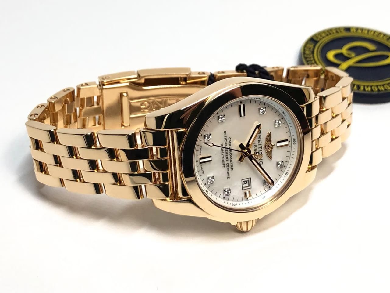 Breitling Galactic NOS 18 k Gold NOS 2010s