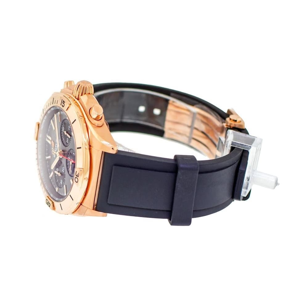 Breitling Chronomat 42 B01 Chronograph 42mm Rose Gold Anthracite Dial Black Rubber Strap