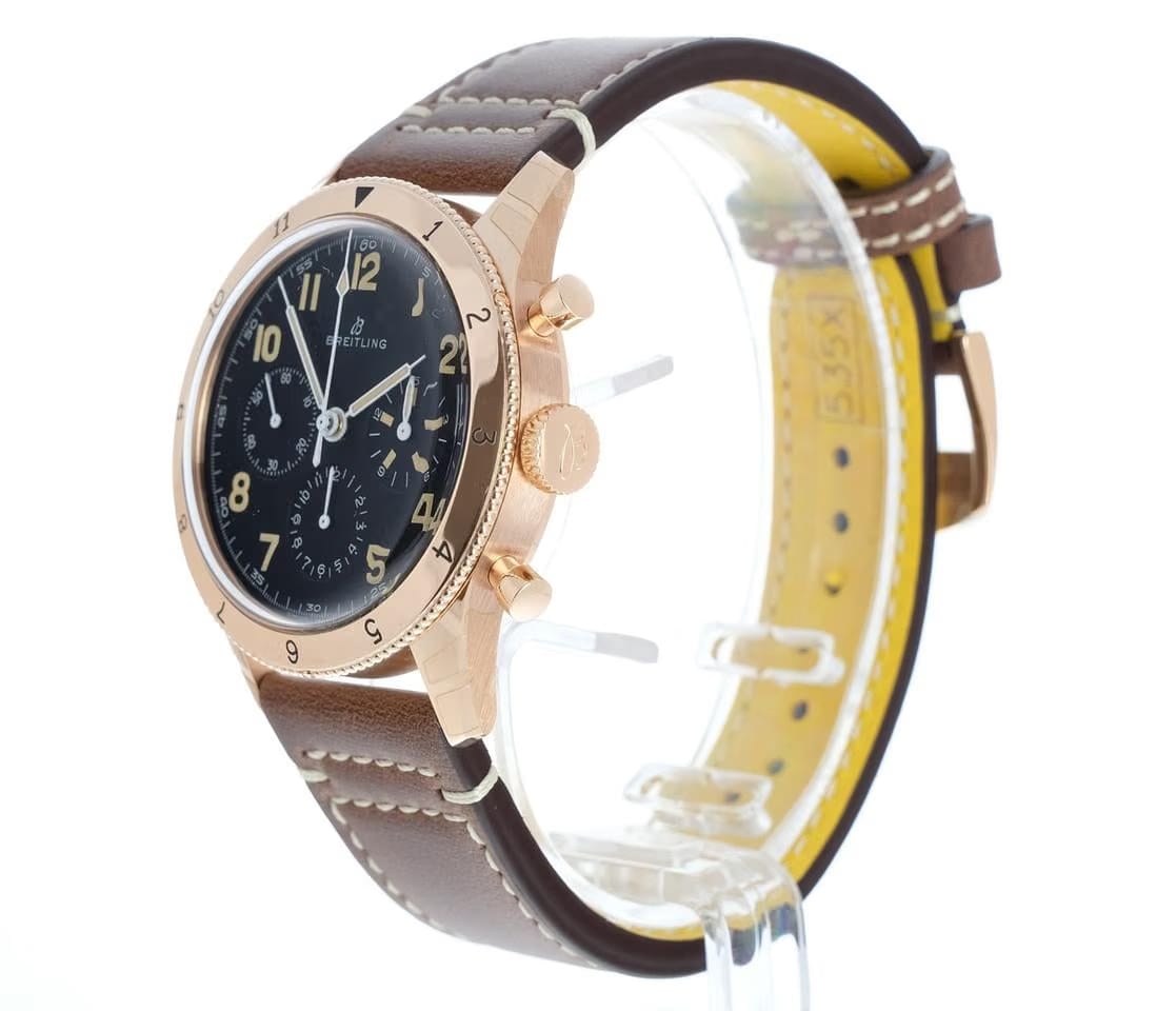 Breitling Aviator 8 AVI 1953 Edition 18-karätiges Rotgold - Schwarz - Limited Edition