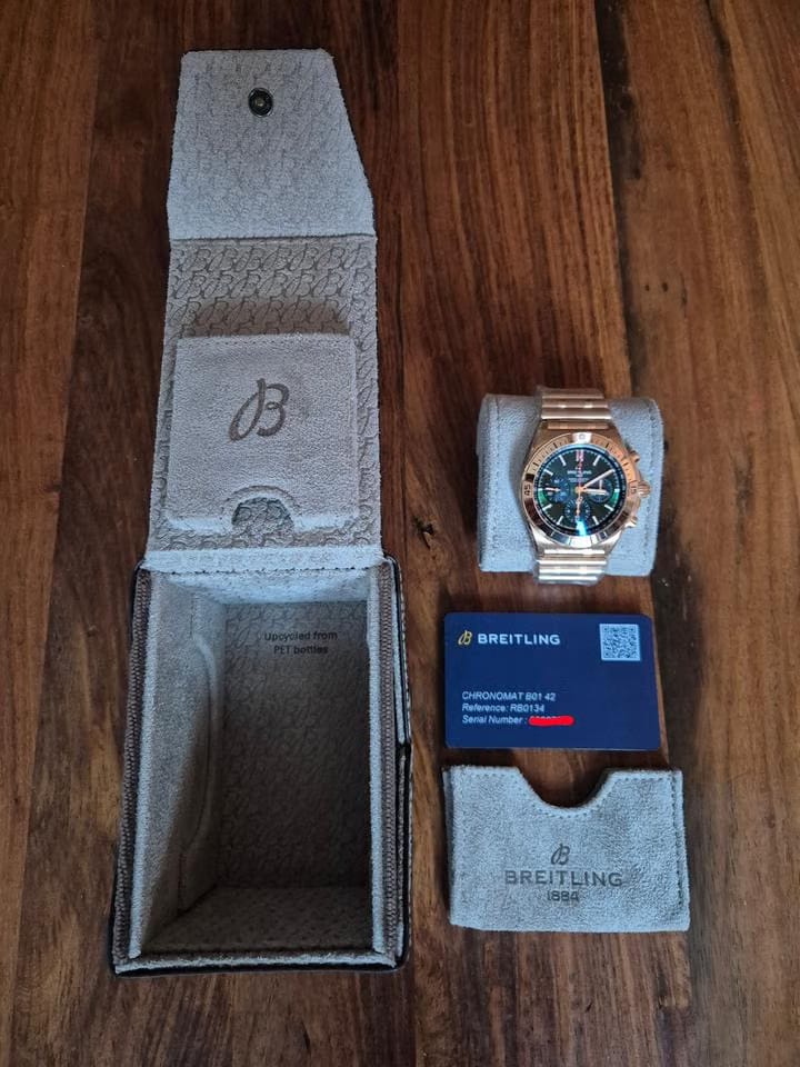 Breitling Chronomat 42 B01 42 One of 50 - Full Gold 18k