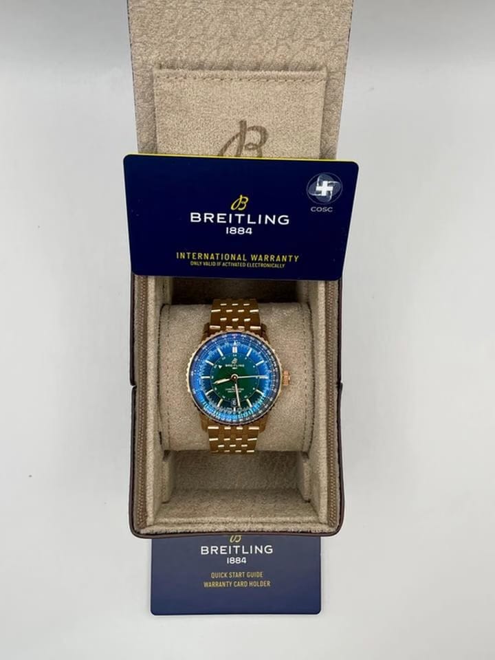 Breitling Navitimer GMT2025 Breitling Navitimer GMT 41mm Rose Gold R32310251 L1 R1