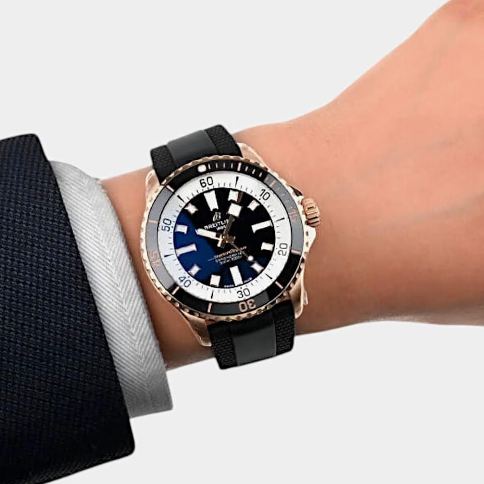 Breitling Superocean 42300 M Automatic / Red gold / 42mm / Box&Papers / R17375211 B1 S1