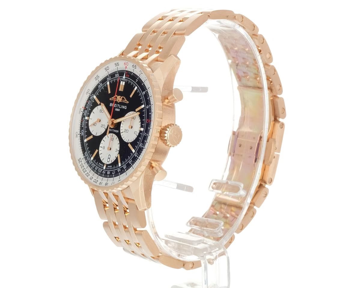 Breitling Navitimer 1 B01 Chronograph43 18-karätiges Rotgold - Schwarz