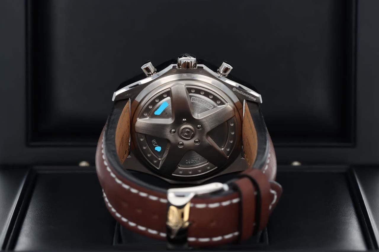 Breitling Bentley 6.75 Motors 6.75 Speed 18kt White Gold Bronze Havana Limited Edition 50 Pieces J44362