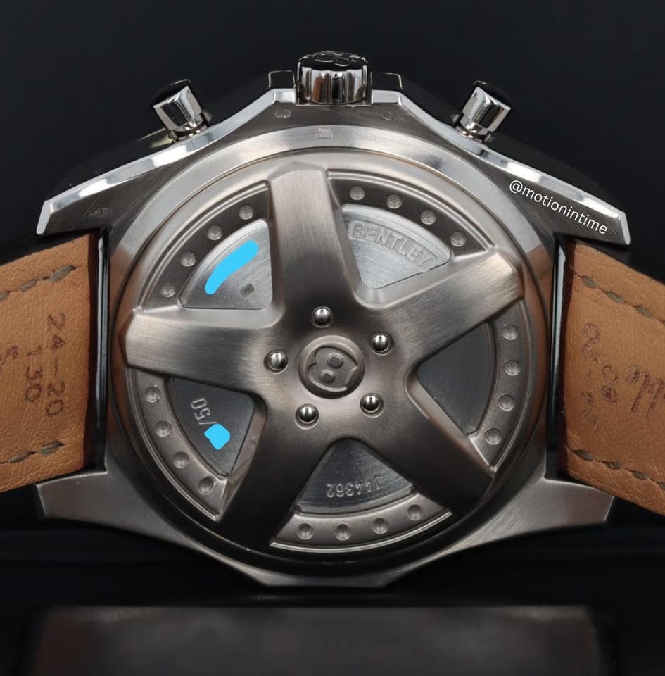 Breitling Bentley 6.75 Motors 6.75 Speed 18kt White Gold Bronze Havana Limited Edition 50 Pieces J44362