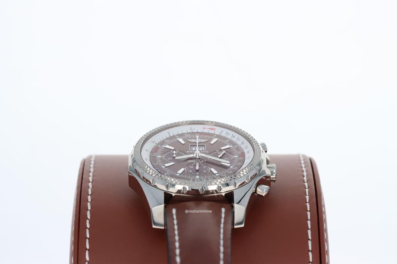 Breitling Bentley 6.75 Motors 6.75 Speed 18kt White Gold Bronze Havana Limited Edition 50 Pieces J44362