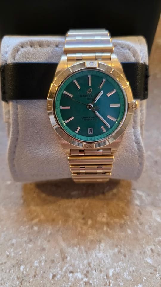 Breitling Chronomat 36 Automatic 36 Victoria Beckham box + papers unworn