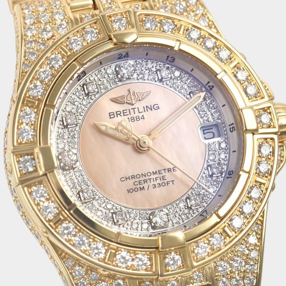 Breitling Starliner Limited 50 / Diamonds / Rose gold / 30 mm / H71340 BF/K517