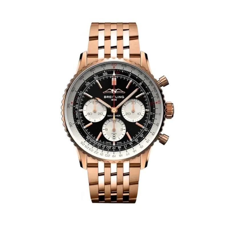 Breitling Navitimer 1 B01 Chronograph43 MM 18 K Men's Watch RB0138211 B1 R1
