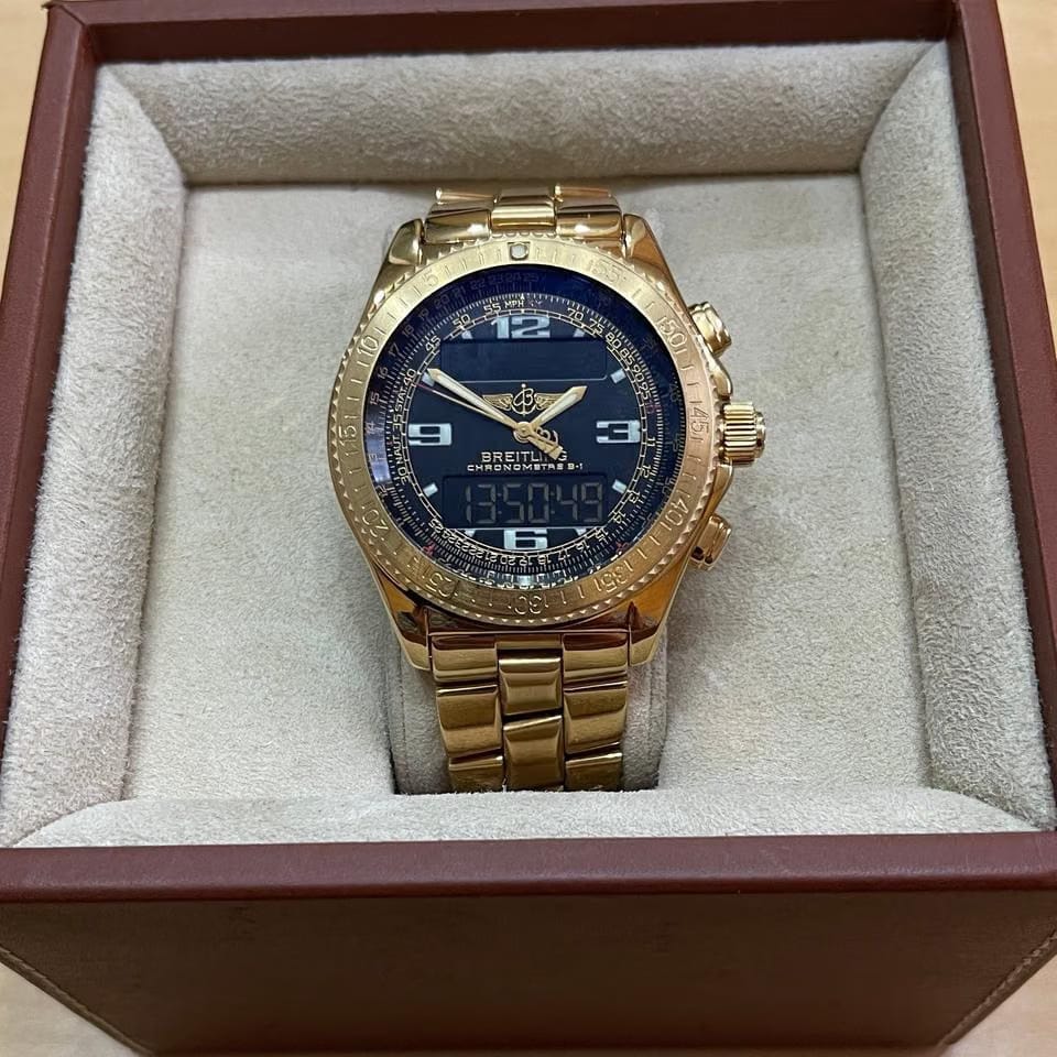 Breitling B-1 B-1 In Gold 750/18 karat - Uhrgehäuse+Armband No020 262g