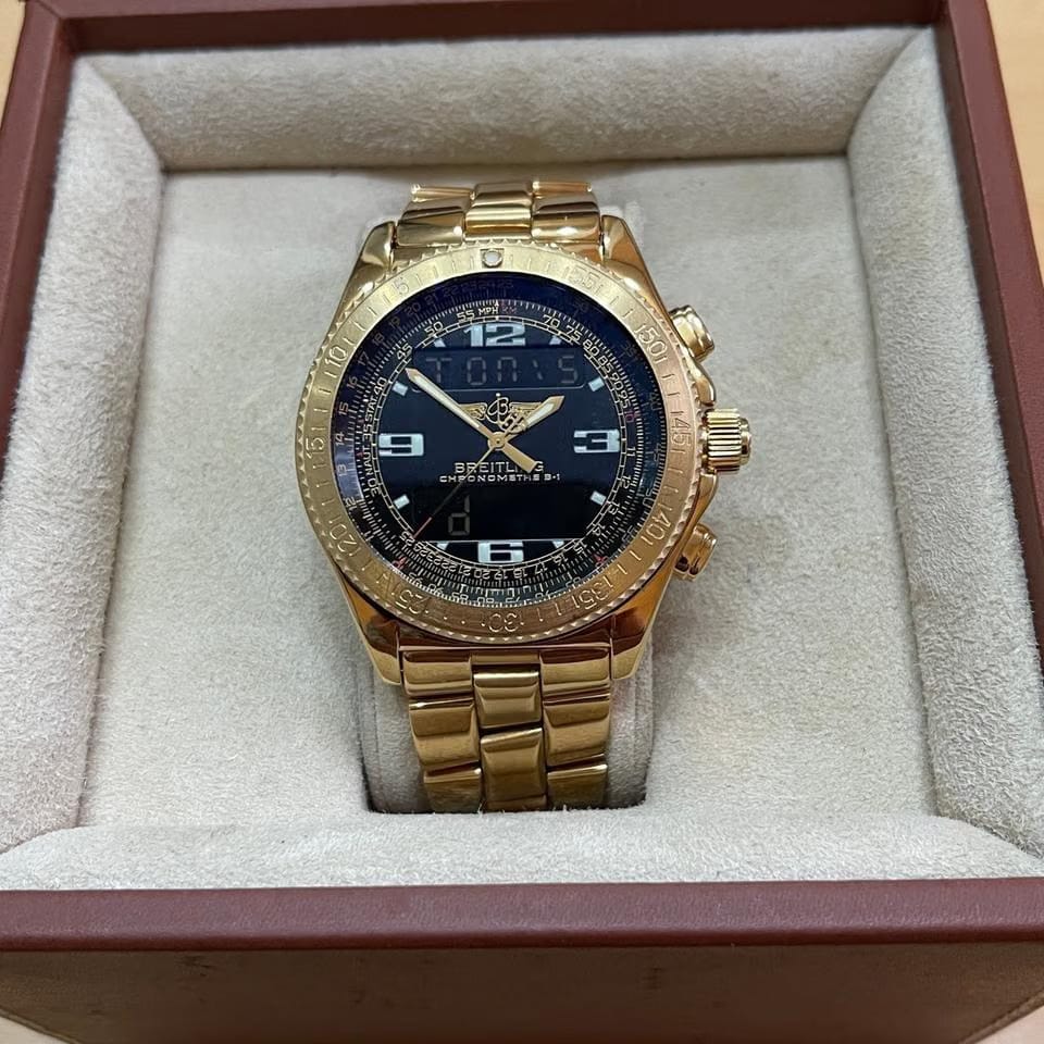 Breitling B-1 B-1 In Gold 750/18 karat - Uhrgehäuse+Armband No020 262g