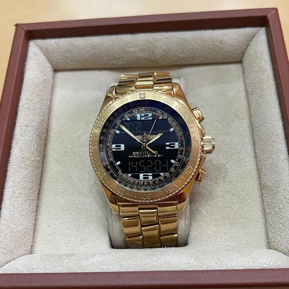 Breitling B-1 B-1 In Gold 750/18 karat - Uhrgehäuse+Armband No020 262g