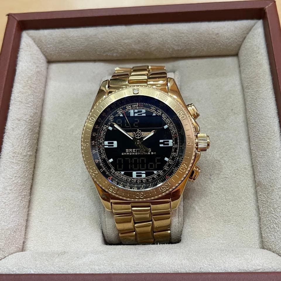 Breitling B-1 B-1 In Gold 750/18 karat - Uhrgehäuse+Armband No020 262g
