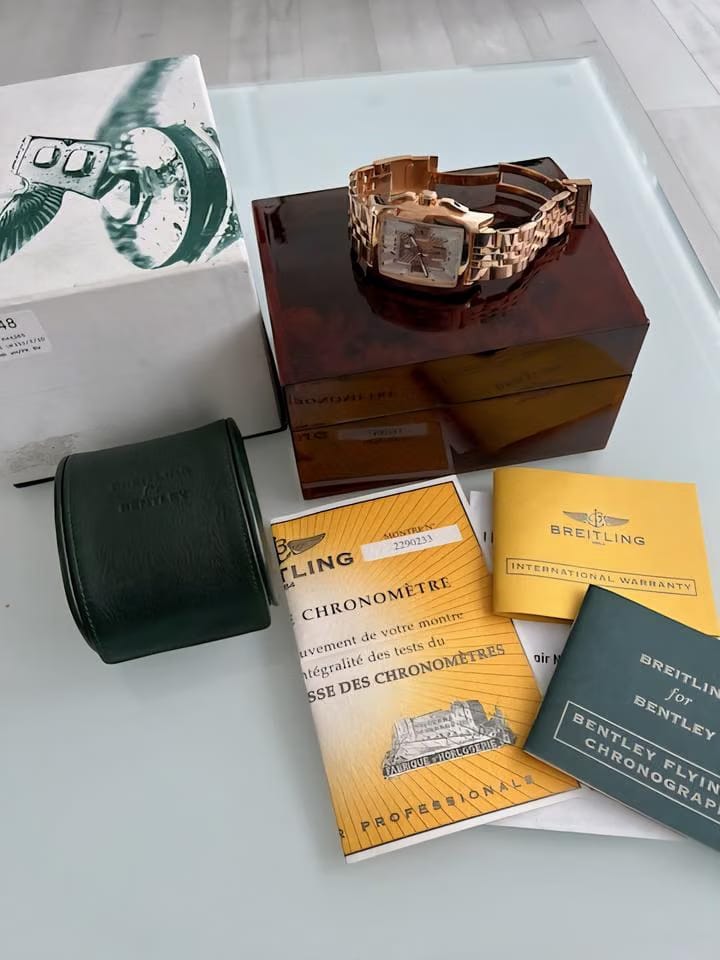 Breitling Bentley Flying BChronograph Full Set Box & Papers