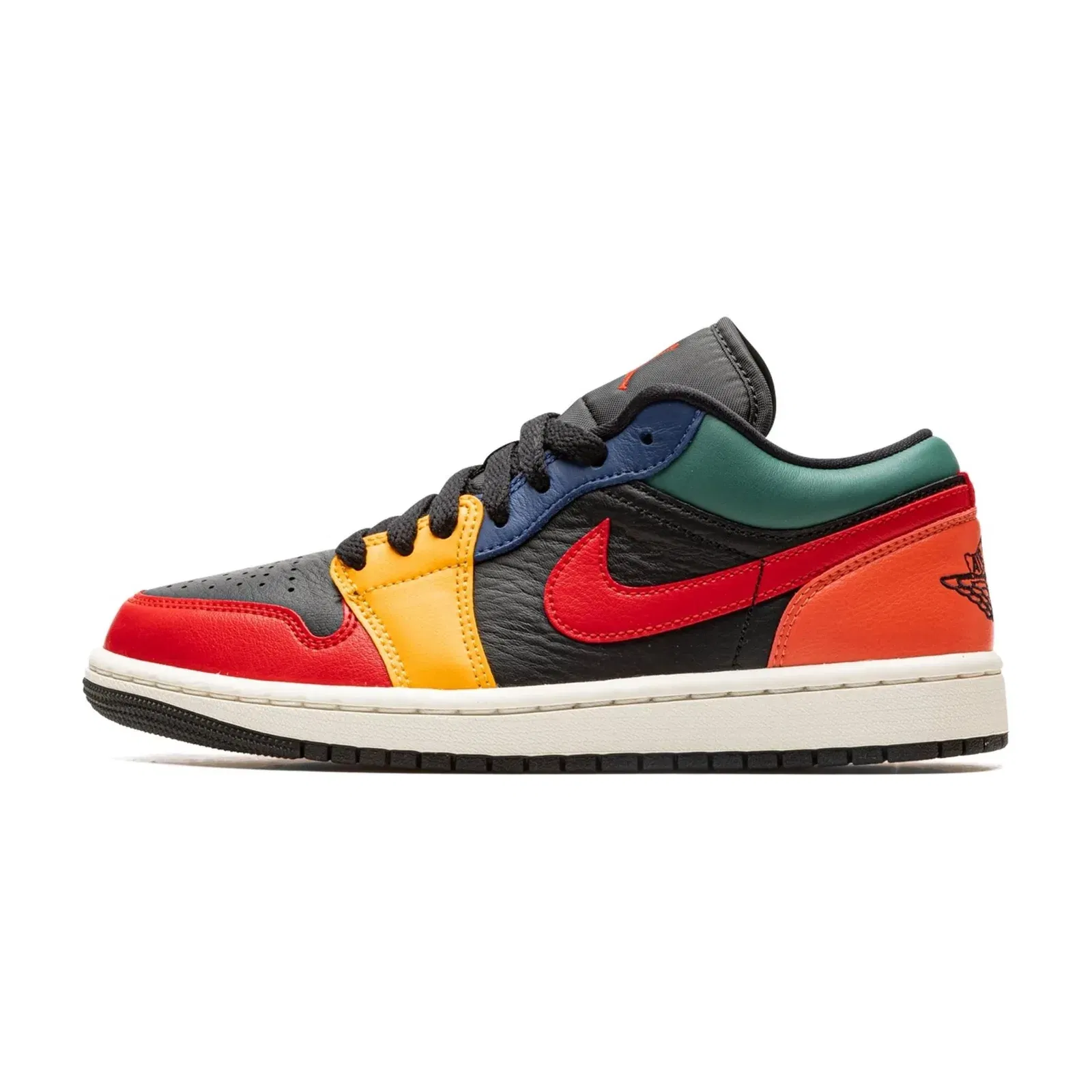 Jordan 1 Low Black Elephant Print