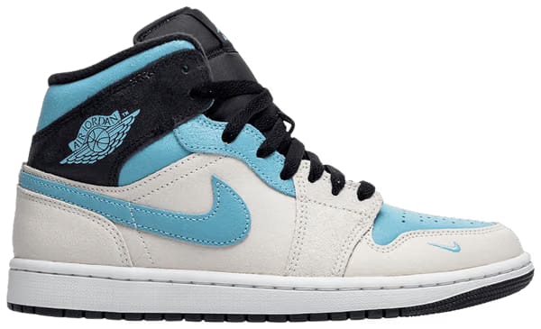 Air Jordan 1 Mid SE Summit White Blue Chill