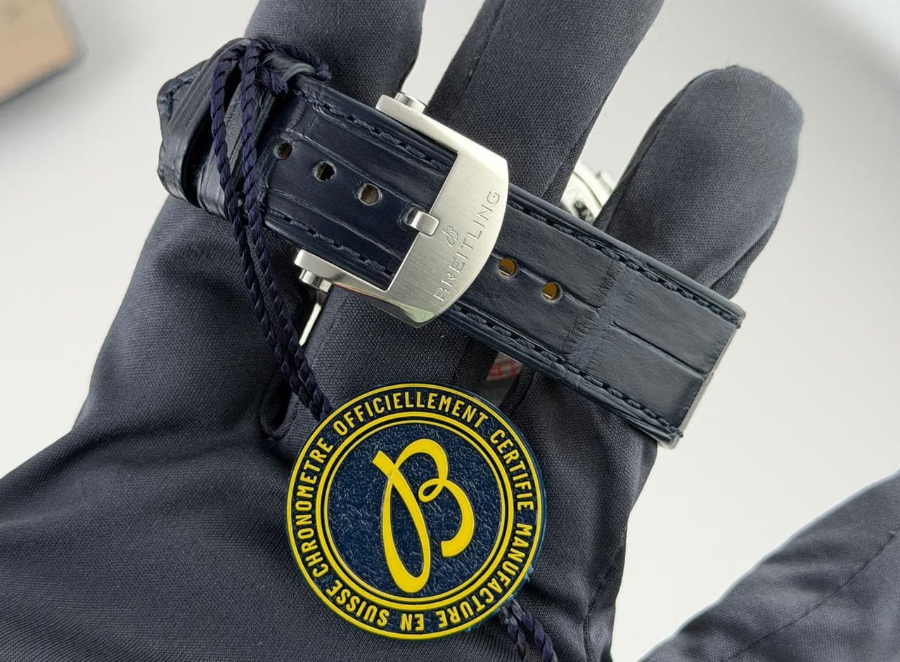 Breitling Premier 42mm B01 Chronograph Steel Blue Dial