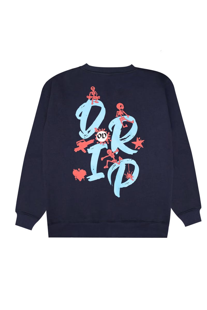 OUT-DRIP SKULL EDITION SWEATSHIRT