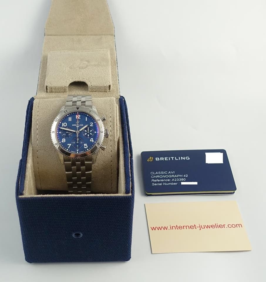 Breitling42 Tribute To Vought F4u Avi Corsair Full Set , New watch
