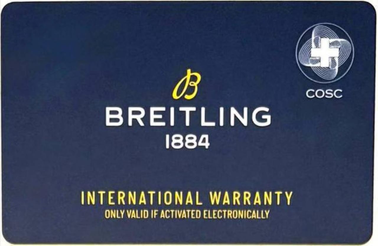Breitling Premier B01 Chronograph 42mm Black Dial Men's Watch AB0118371 B1 P2 Full Complete Set