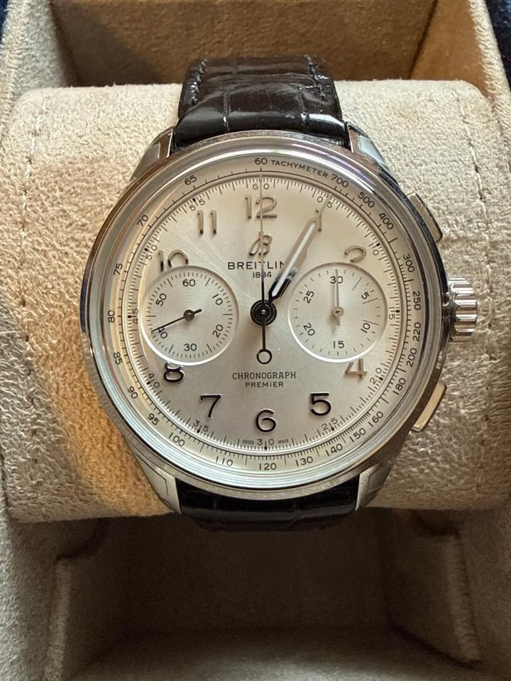 Breitling Premier B09 Chronograph 40 Full Set / Ungetragen / Garantiekarte