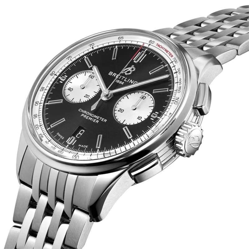 Breitling Premier B01 Chronograph 42 Stainless Steel - Black