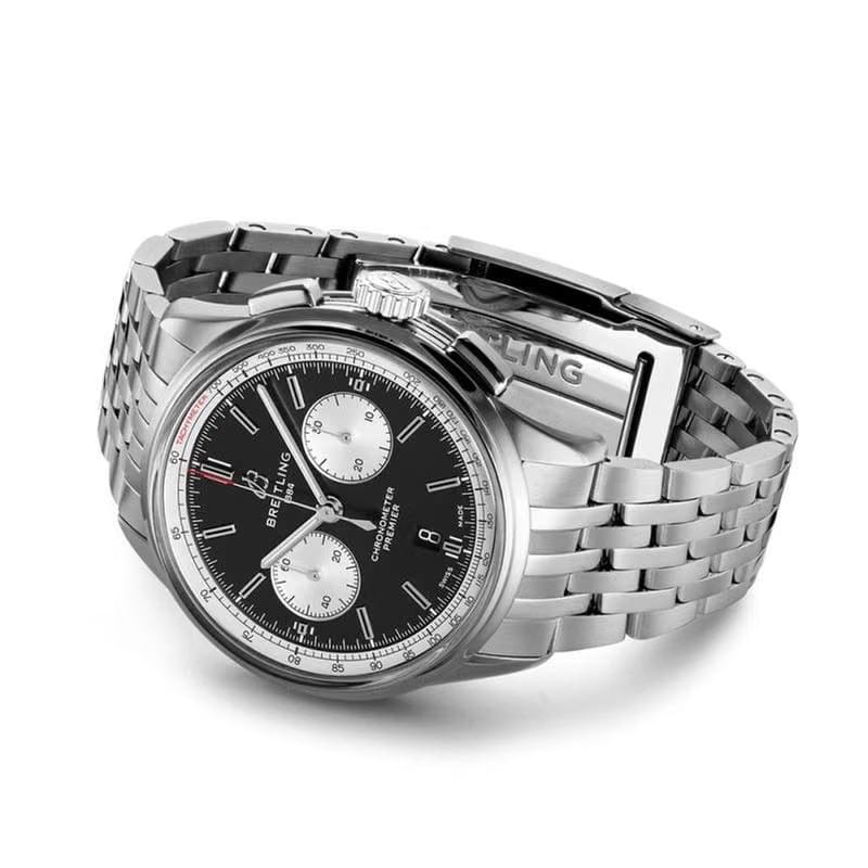 Breitling Premier B01 Chronograph 42 Stainless Steel - Black