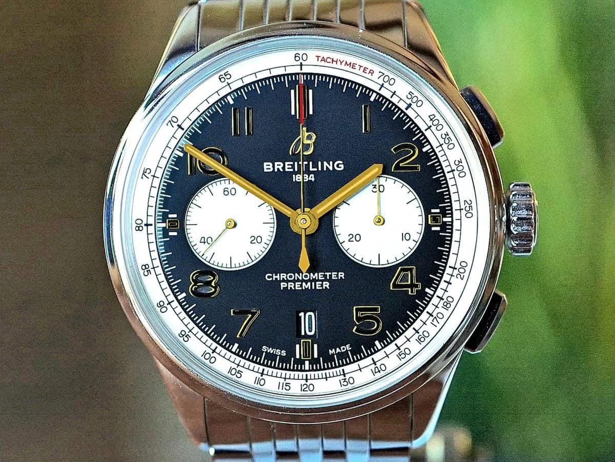 Breitling Premier Chronograph Norton Motorcycle Edition 42mm AB0118 A21 B1 A1