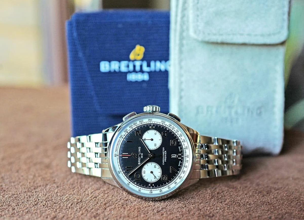 Breitling Premier Chronograph Norton Motorcycle Edition 42mm AB0118 A21 B1 A1