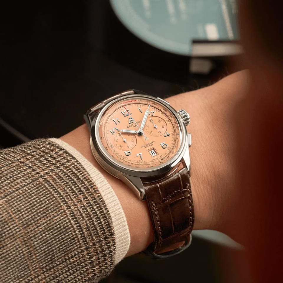 Breitling PREMIER B01 CHRONOGRAPH Salmon dial