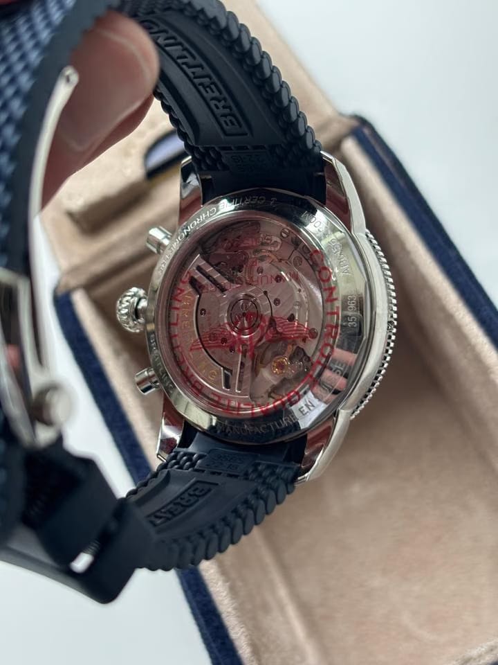 Breitling Ocean Culture Series B01 Chronograph Watch 42 New 8 years warranty instead of 5!