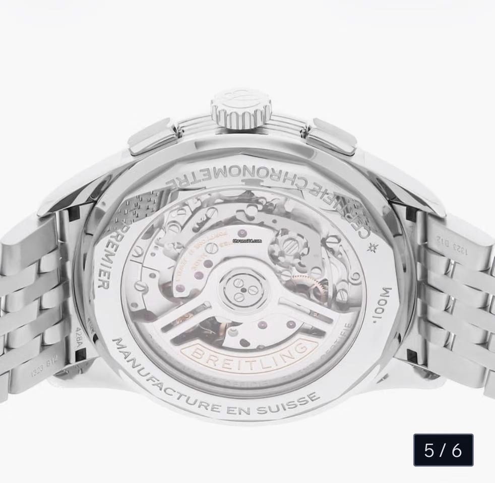Breitling Premier LNIB Breitling Premier B01 Blue 42mm Full Set