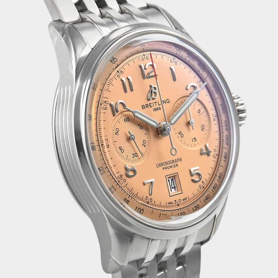 Breitling Premier B01 Chronograph / Steel / Copper / 42 mm / Box&Papers AB0145331 K1 A1